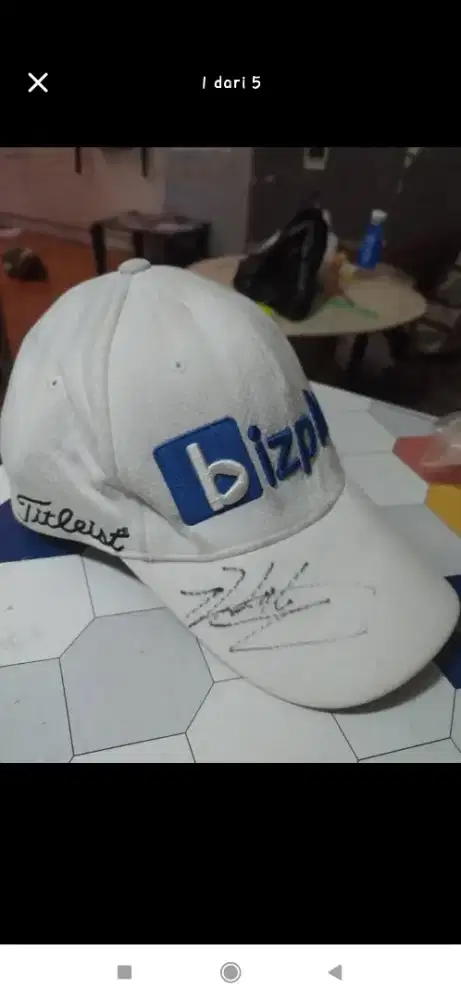 topi golf titleist Bizplay ttd golfer KIM SEI YOUNG
