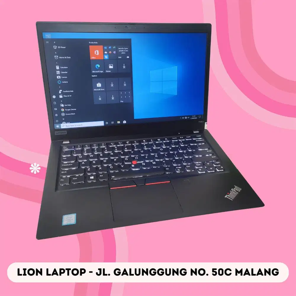 RAM 16GB SSD 512GB Core i5 Slim Lenovo Thinkpad T490s [13|10]