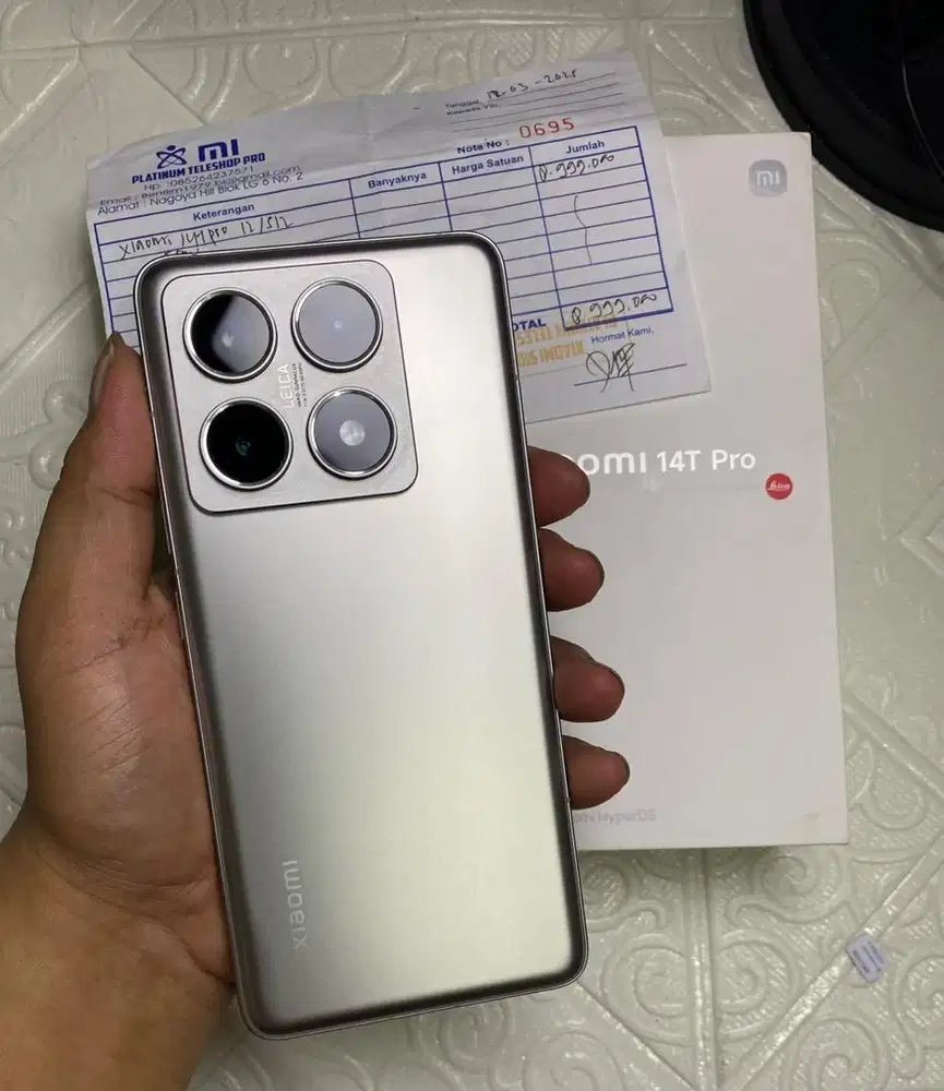 Xiaomi 14 T Pro Ram 12/512 Fullset mulus