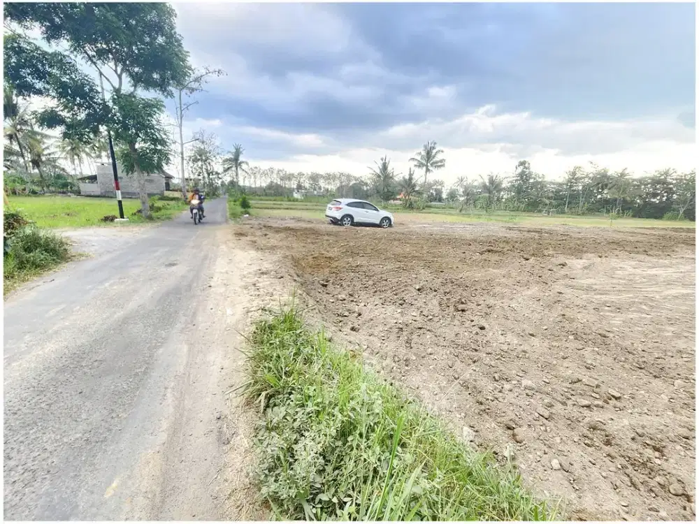 Tanah SHM P di Pandanaran Jakal KM 14 Tepi Aspal
