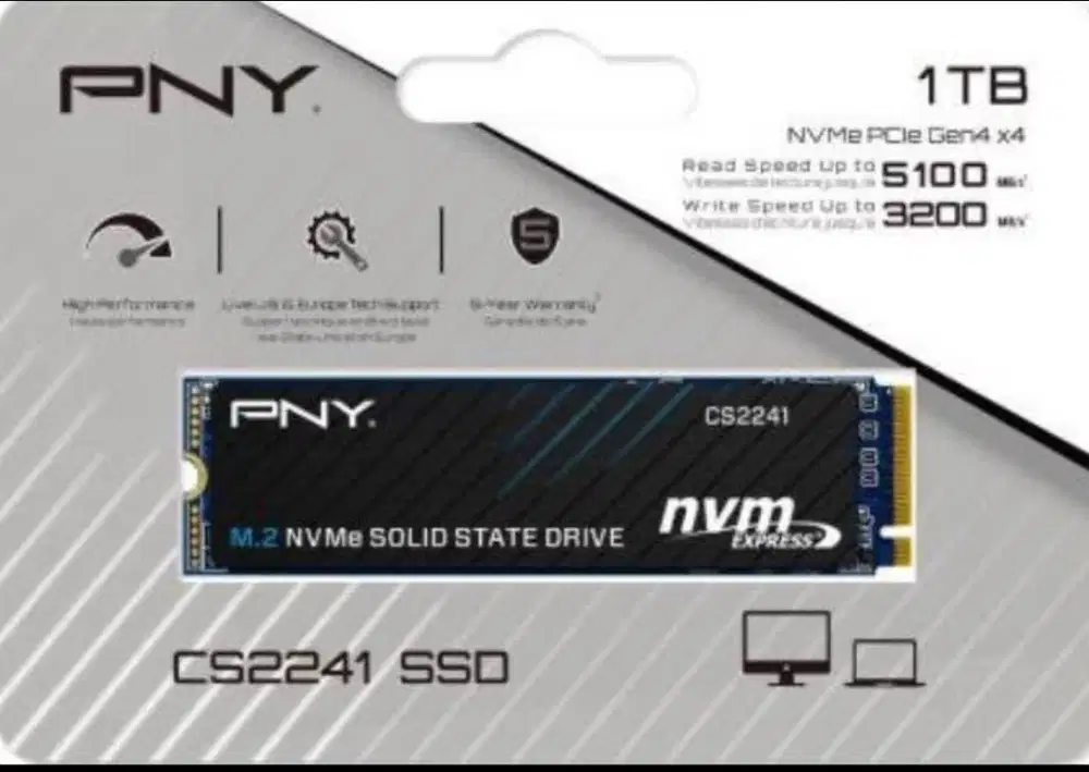 SSD PNY 1 TB BARU