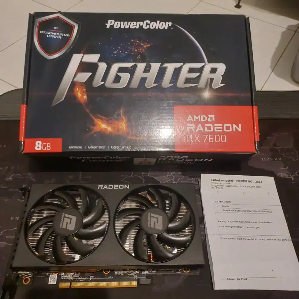 AMD Radeon RX 7600 8GB GDDR6 Powercolor Fighter