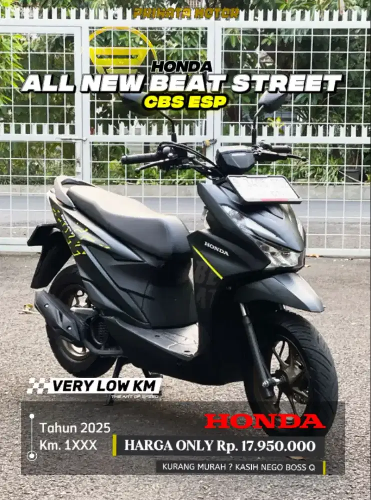 DP 3,5 Jutaan Honda All New Beat Street 2025