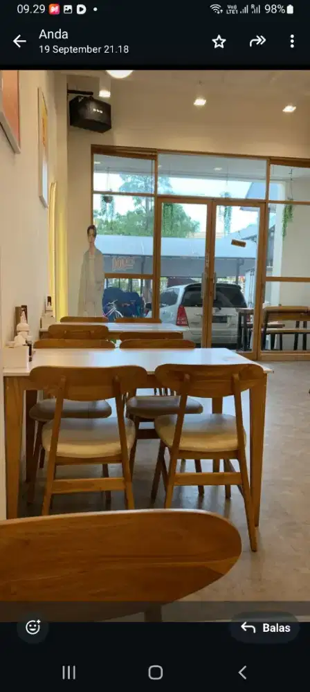 DIJUAL PERABOTAN CAFE