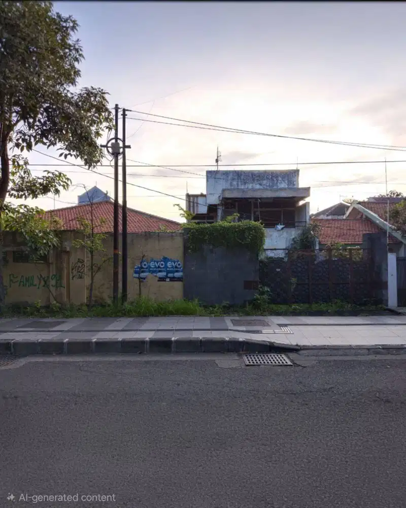 Rumah Gayungsari Barat STRATEGIS, HITUNG TANAH
