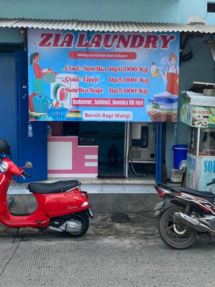 Jasa antar jemput cuci gosok