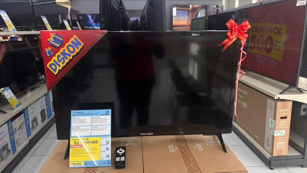 TV POLYTRON 32 INCH DAN BISA MENGGUNAKAN CICILAN HOME CREDIT