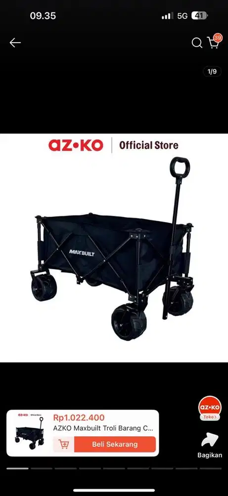 Preloved trolley max azko