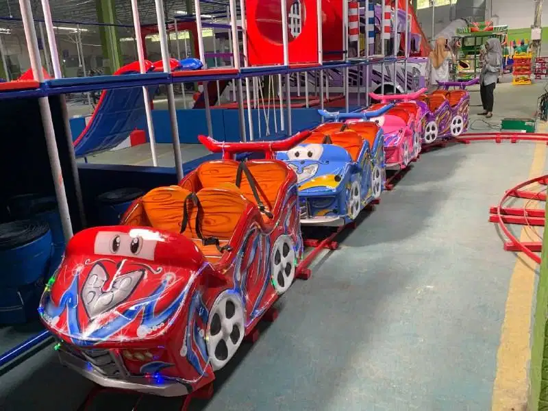 Jual Playground Indoor Wahana Pasar Malam Mini Coaster Rell Naik Turun
