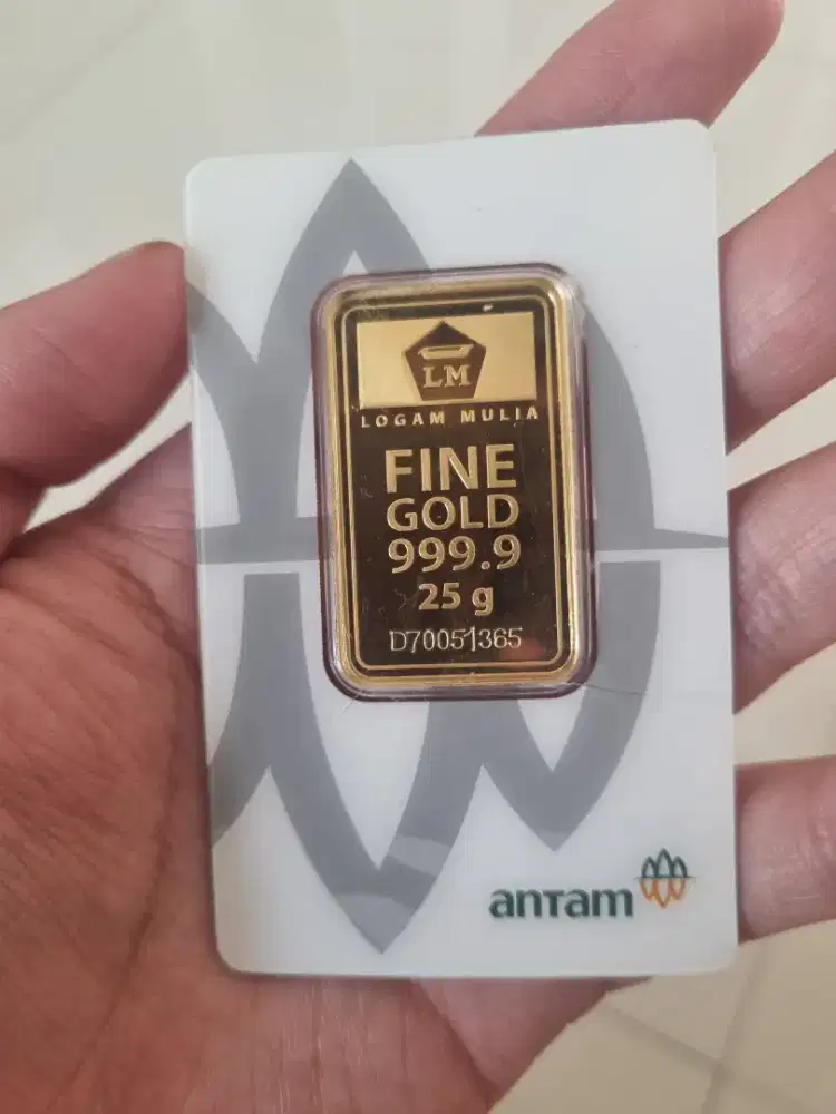 Logam Mulia Antam 25 gram Tahun 2020