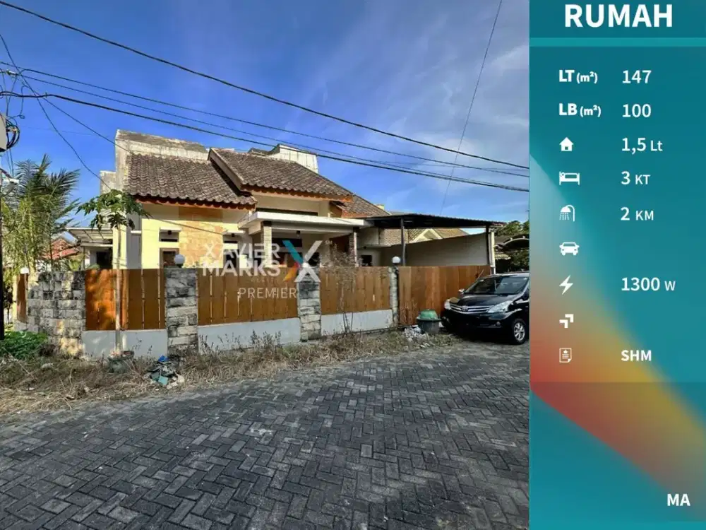 Dijual Rumah Selangkah dari Universitas Brawijaya di Griyashanta
