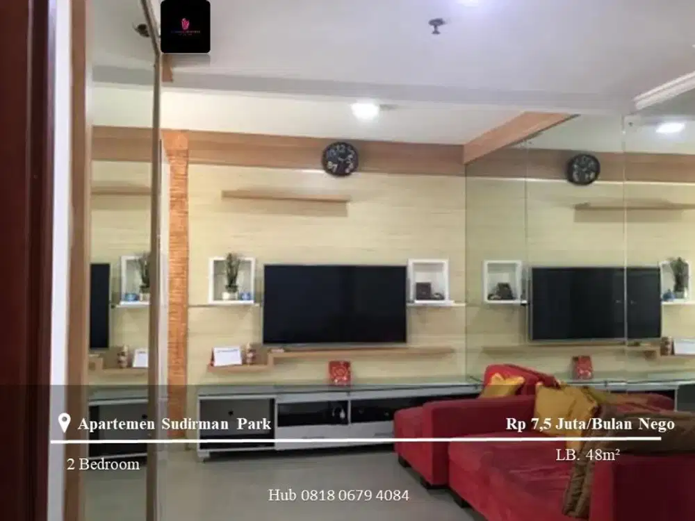 DIsewakan Apartement Sudirman Park Low Floor 2BR FF