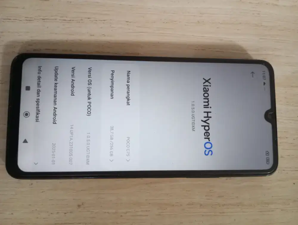 Poco c75 ram 8/256 gb garansi resmi ready
