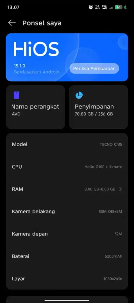 Tecno Camon 40 8+8/256