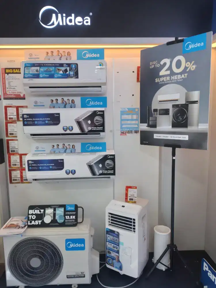 AC Midea 1/2 Pk murah