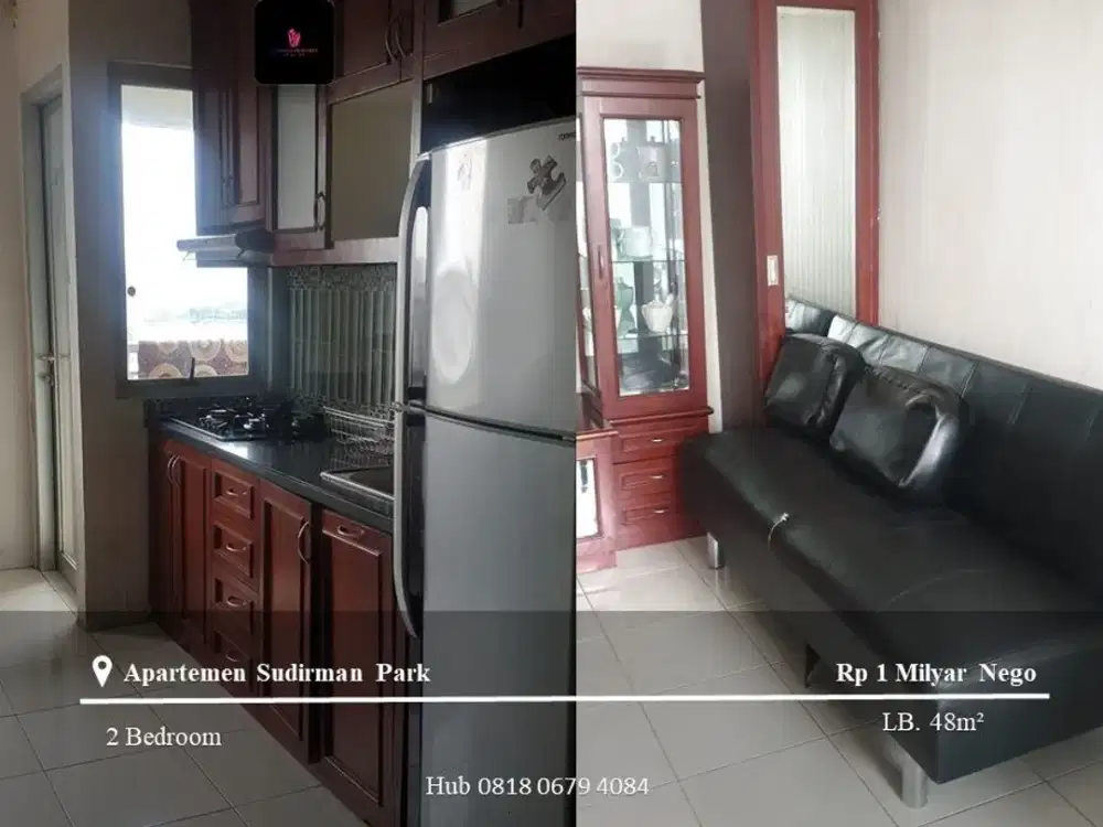 Dijual Apartement Sudirman Park Low Floor 2BR FF
