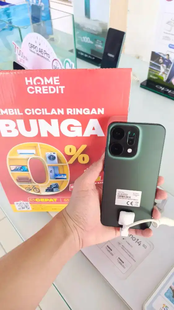 Credit OPPO RENO 14 5G Dengan bunga 0% My Home Credit