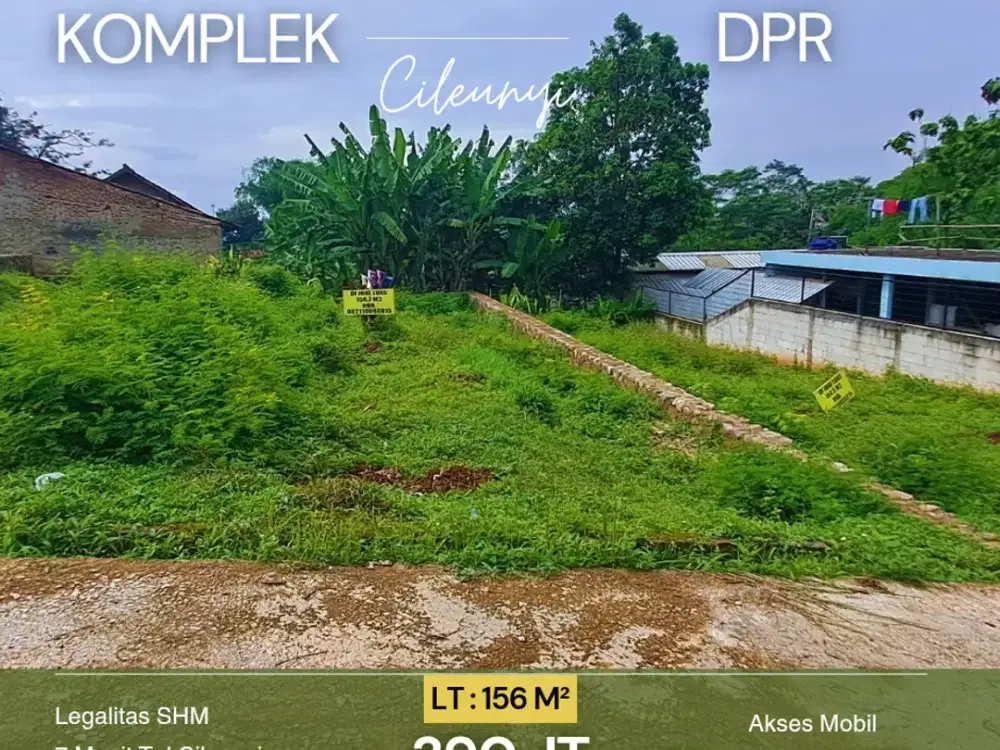 kavling tanah murah dalam komplek cileunyi