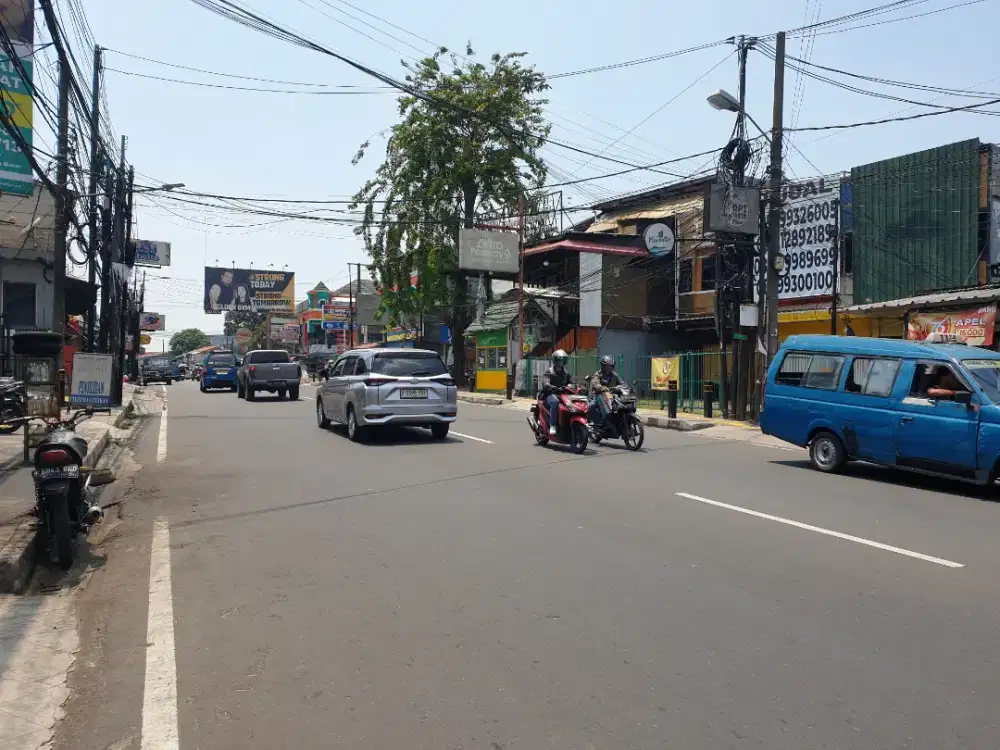 Jual tanah luas strategis jl raya akses UI