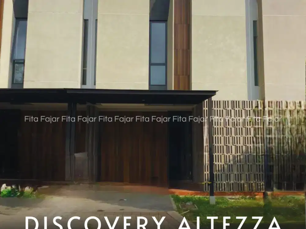 Dijual Rumah di Discovery Altezza Bintaro Jaya Sektor 9 Tangsel