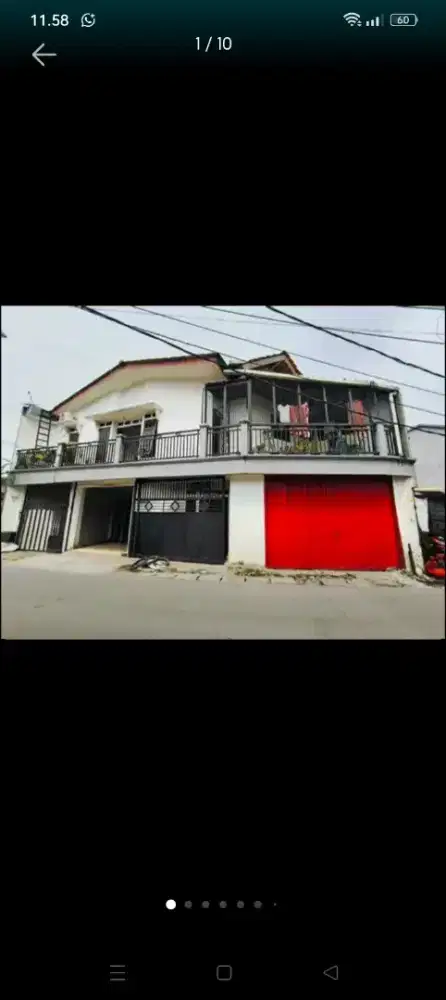 DIJUAL RUMAH PINGGIR JALAN UTAMA DEKAT LRT