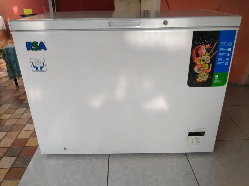 CHEST FREEZER RSA CF 310 KULKAS BOX 300 LITER ORIGINAL