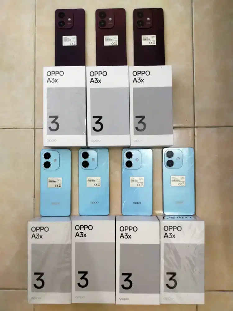Oppo A3X 4/128 asli Oppo bukan barang refurbish