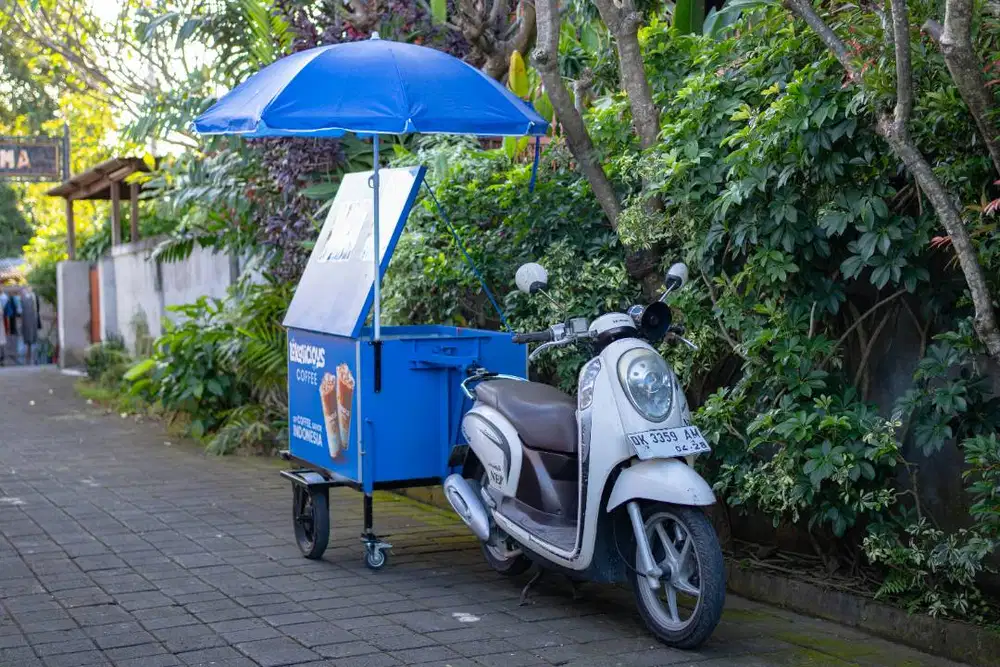 Gerobak Motor Kopi Keliling – Siap Pakai!