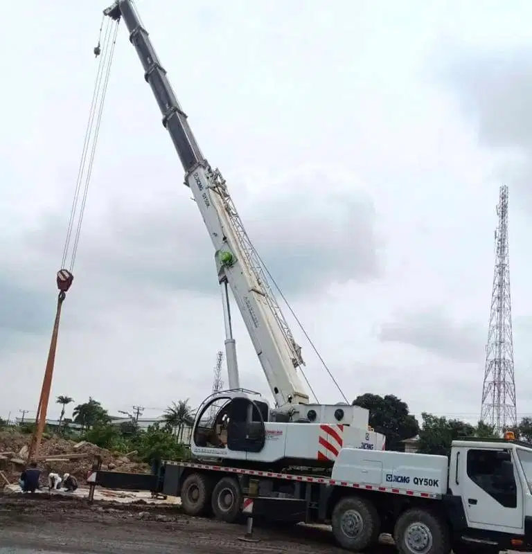 Dijual Mobile Crane XCMG QY50K Tahun 2015 Kapasitas 50 Ton