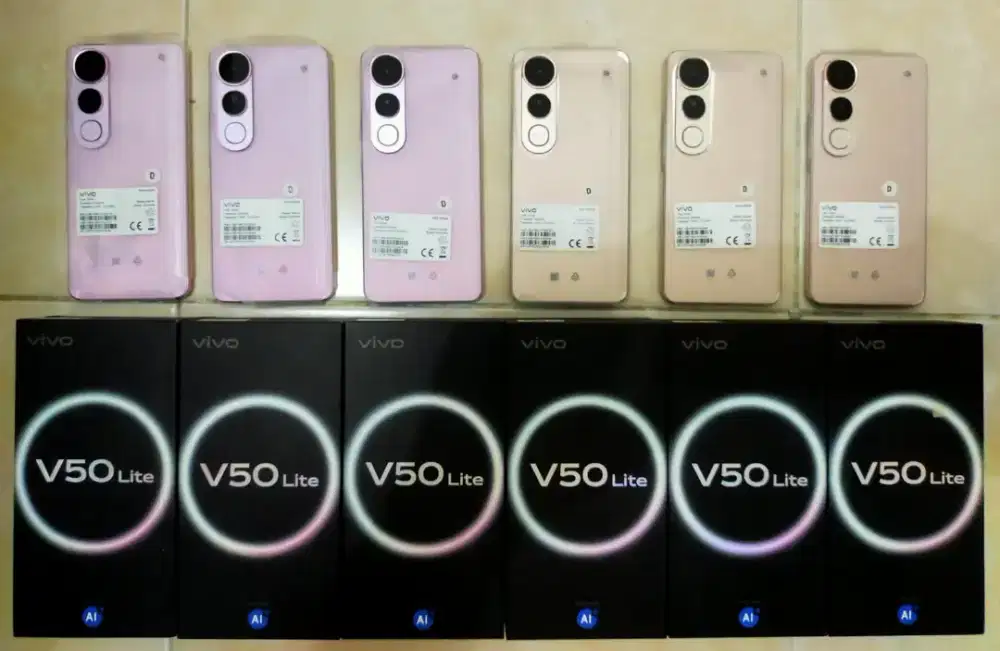 Vivo V50 lite 8/256 asli Vivo bukan barang refurbish