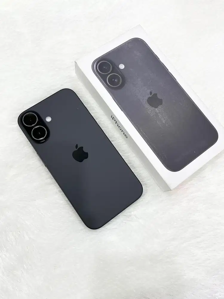 Iphone 16 256gb black, resmi iBox (like new)