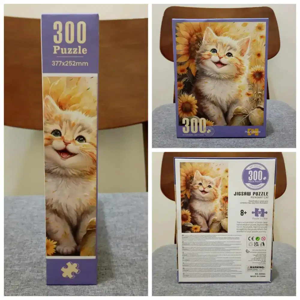 Mainan Edukasi Puzzle Kucing Import