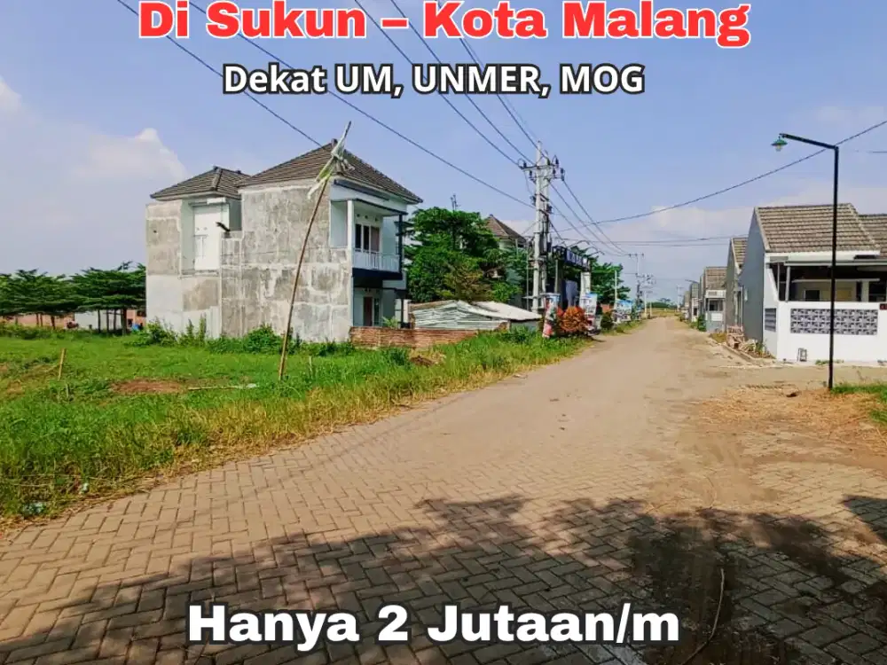 Tanah Murah Sukun Kota Malang