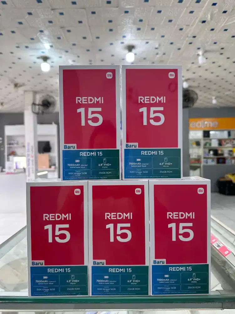 NEW REDMI 15 8/256 SEGEL RESMI 100% READY