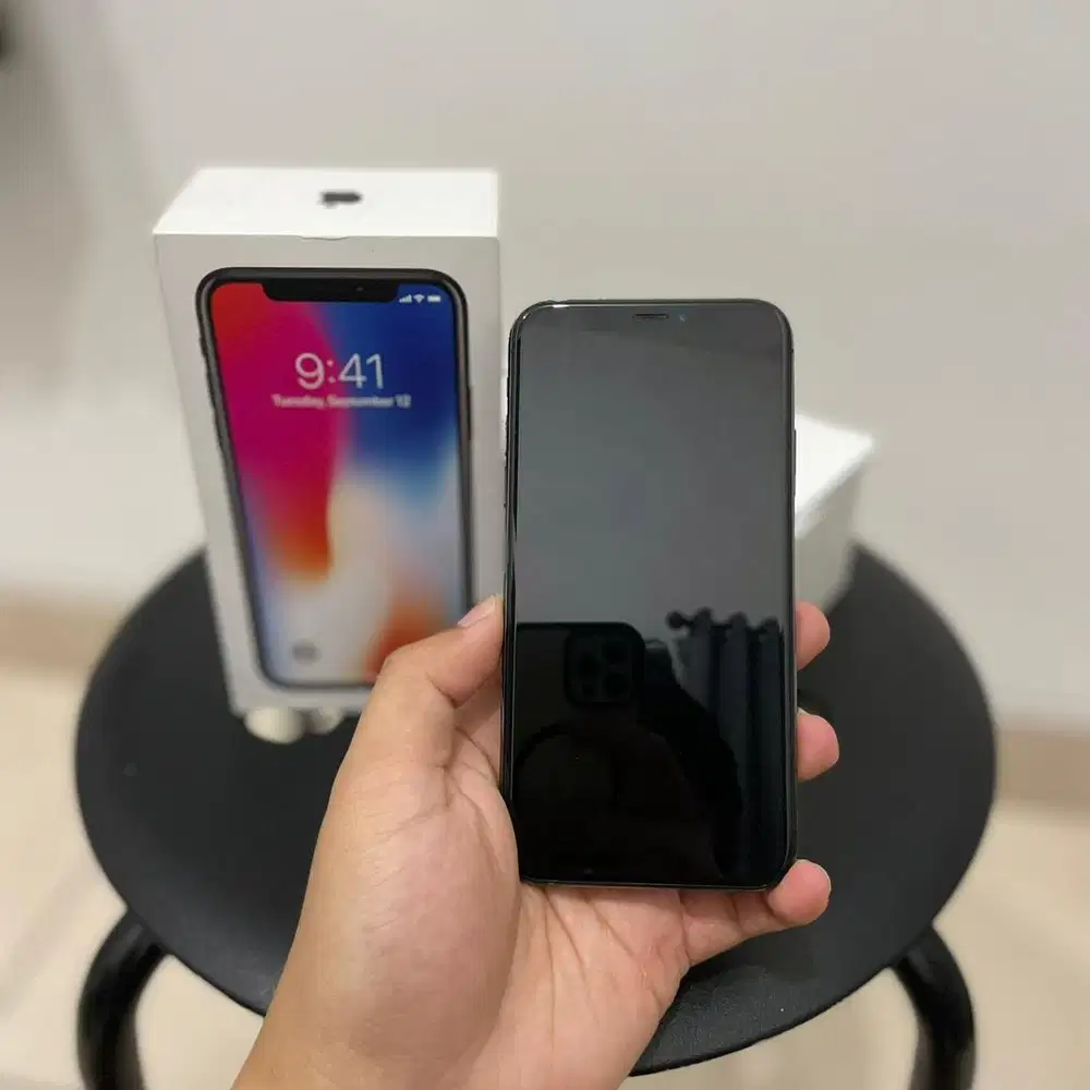 iPhone X 256GB Ori Inter SG – Warna Space Grey, Bonus 5 Case!