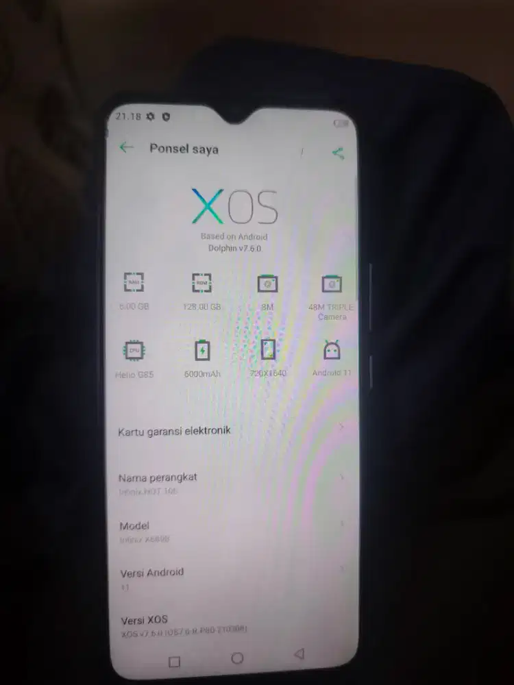 Infinix hot 10s 6 128