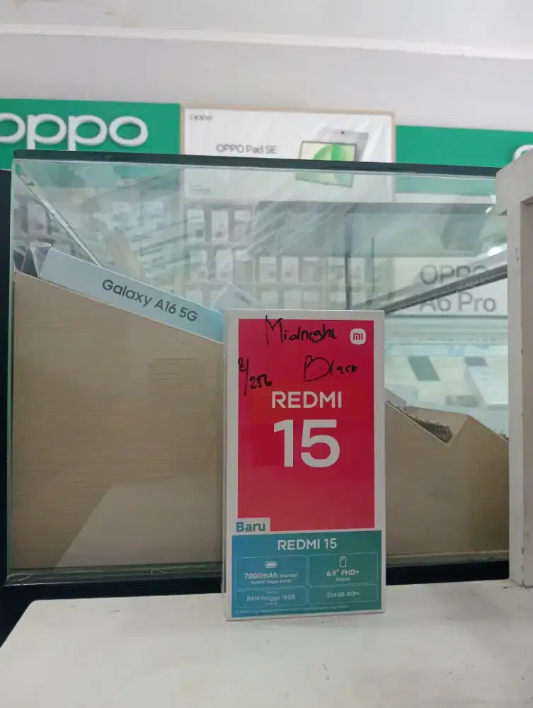 REDMI 15 8/256 NEW MURAH QR GADGET