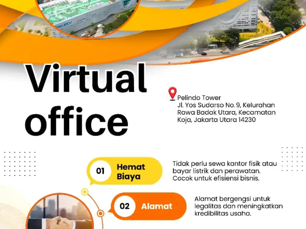 sewa virtual office pelindo tower koja