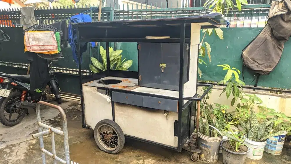 Gerobak Mie ayam Siap Pakai