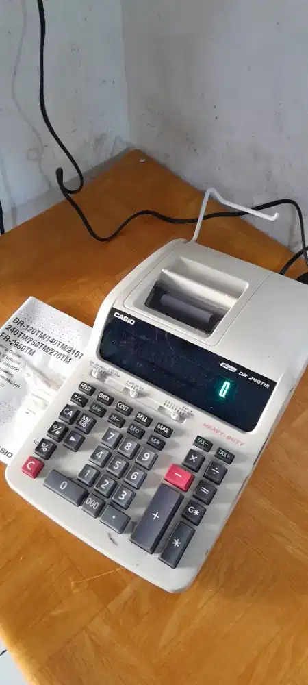 Kalkulator casio 14 digit DR-240TM