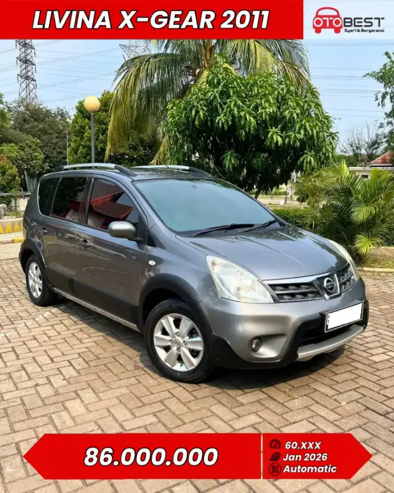 Nissan Livina Xgear 1.5 AT 2011 Km Low TanganPertama