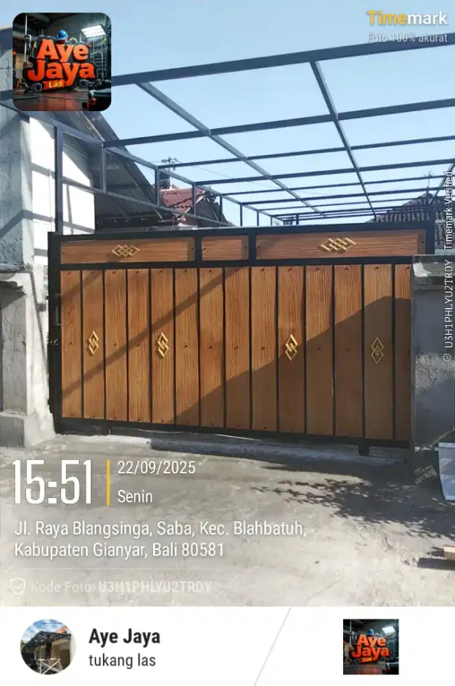 Tukang las,pagar ,kanopi,pintu,dll