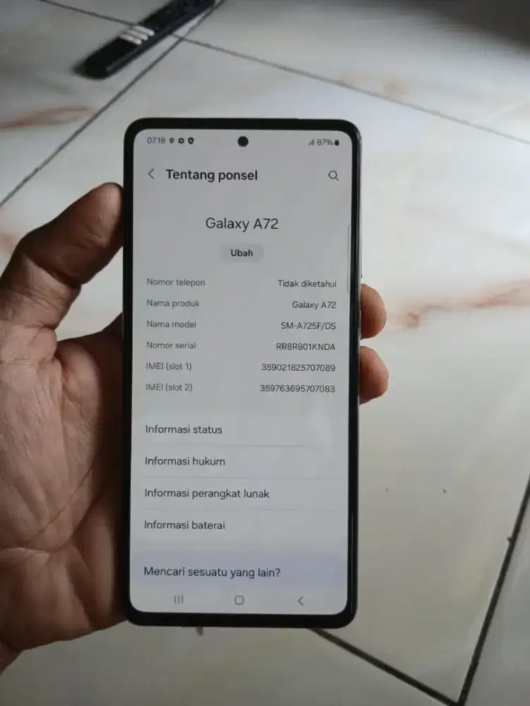 Samsung A72 8/128