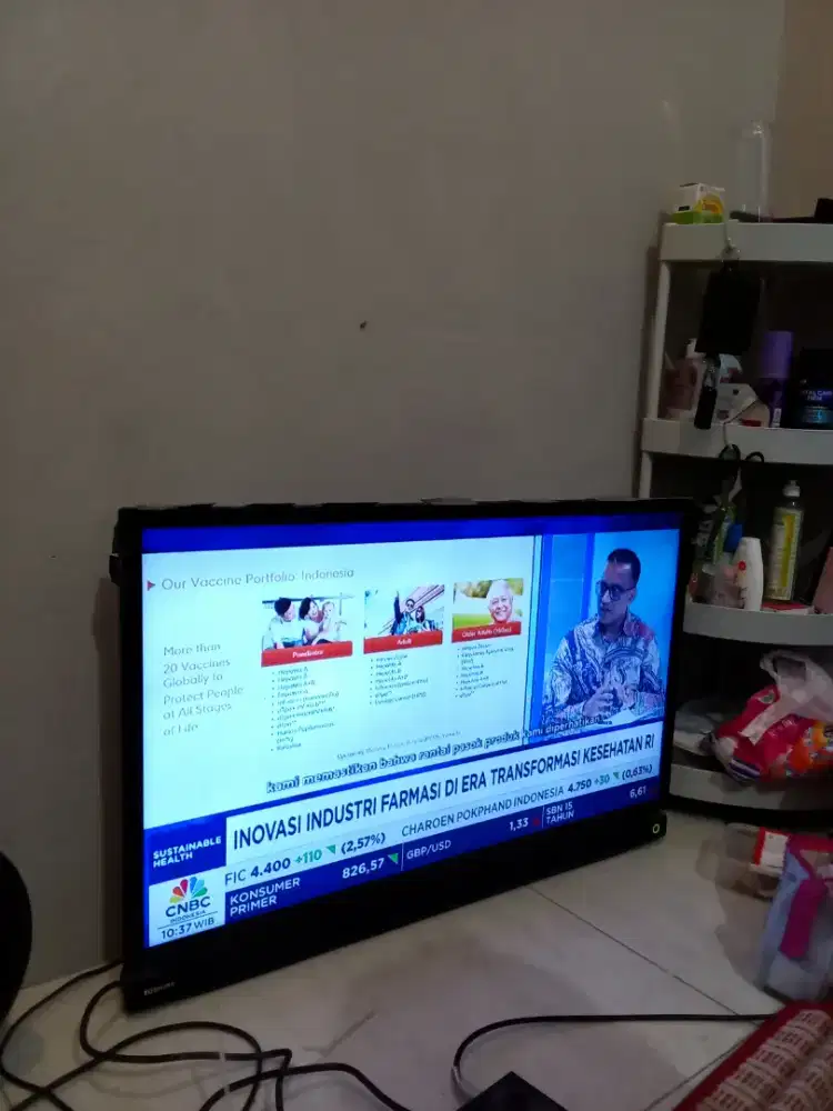 Tv Toshiba 32inch plus STB Matrix Pemakaian Normal