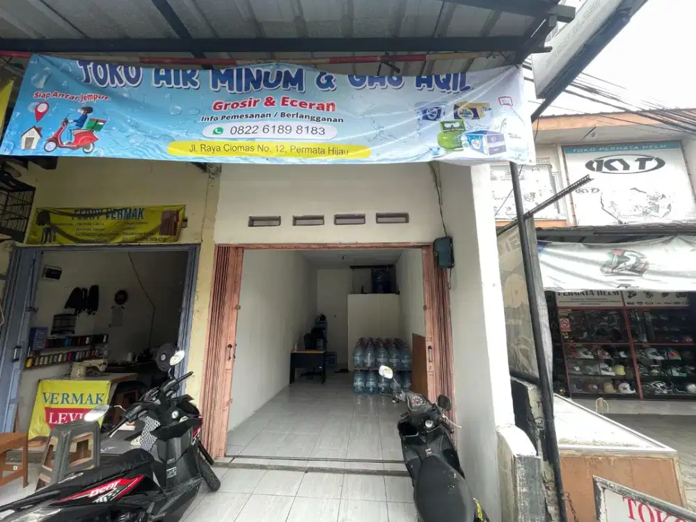 Disewakan Ruko Pinggir Jalan – Cocok untuk Usaha Laundry, Salon, atau Kios!