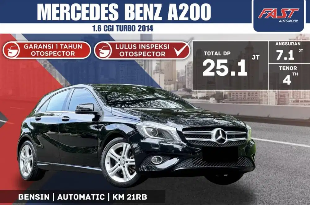 MERCEDES BENZ A200 2014 LOW KM.21RB & PAJAK PANJANG#F3ST