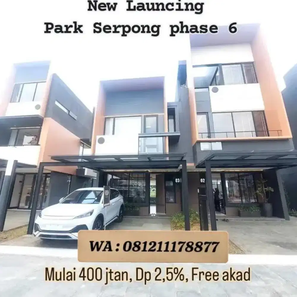 Dijual Rumah Baru Park Serpong Phase 6 Tangerang Gading serpong
