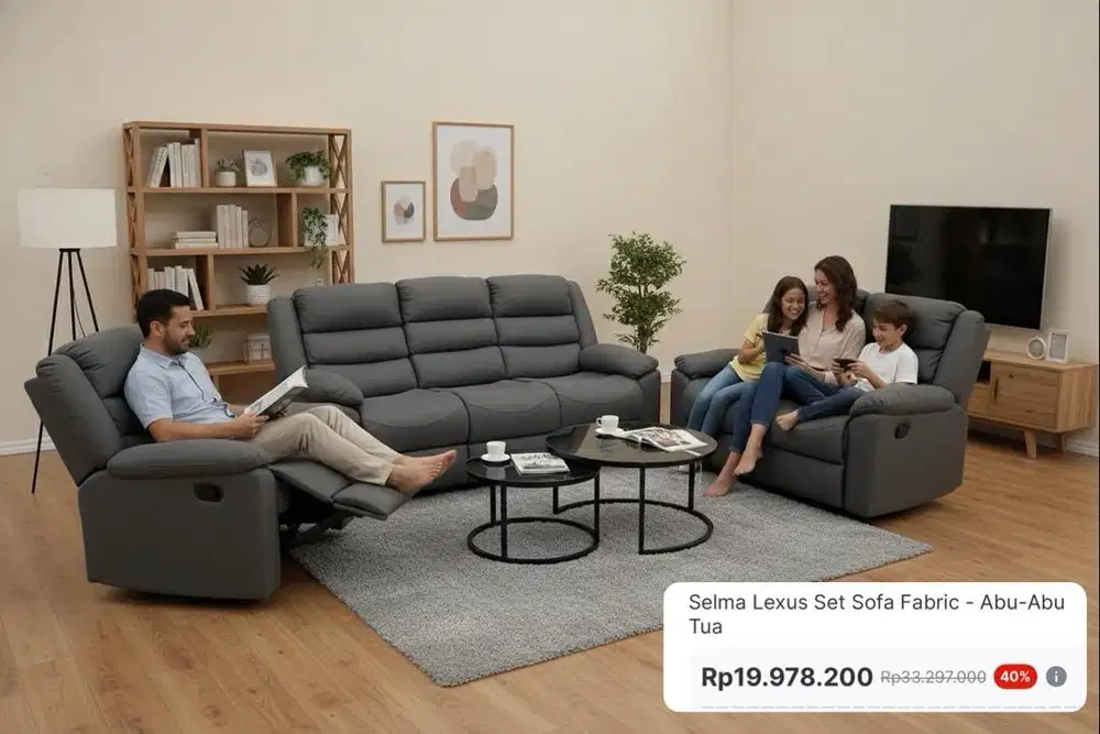 SOFA SET CICILAN 2 TAHUN