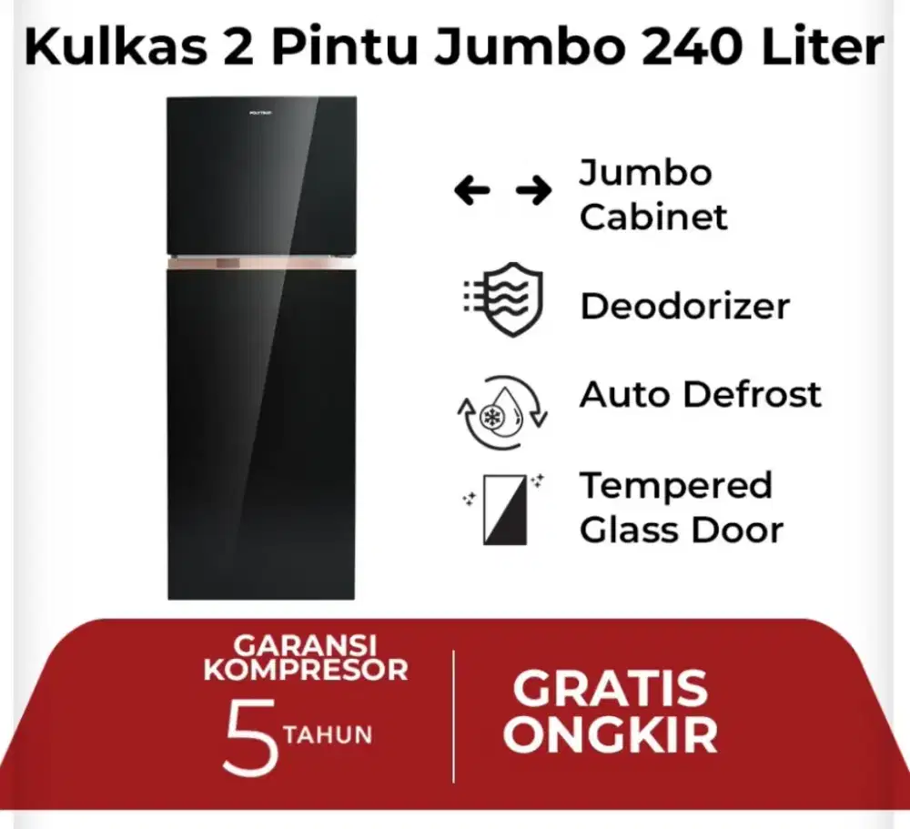 Kredit Kulkas banyak promo cashback dan cicilan di Atlanta Mataram Smg