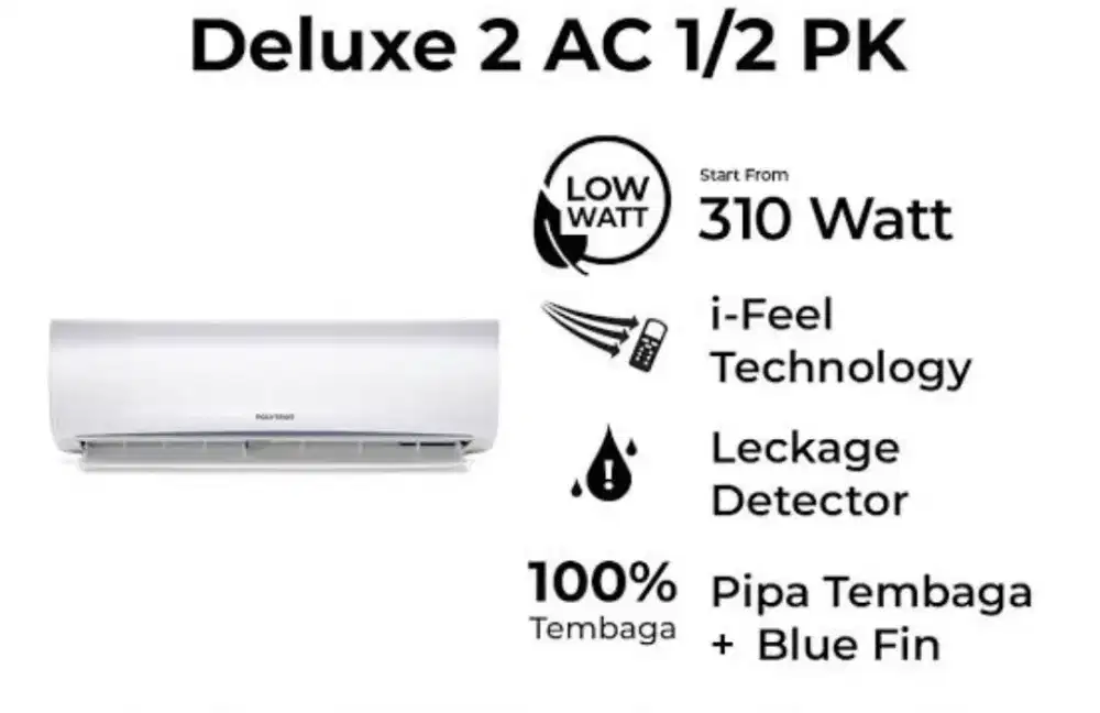 Promo AC Polytron ada Cashback dan Cicilan di Atlanta Mataram Semarang